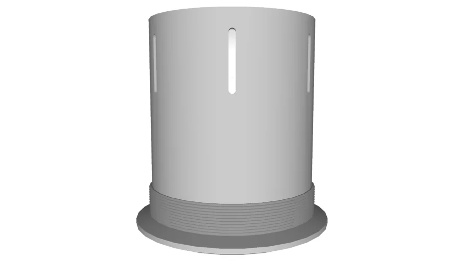 4in Wide Recessed Ceiling Light - Detailed