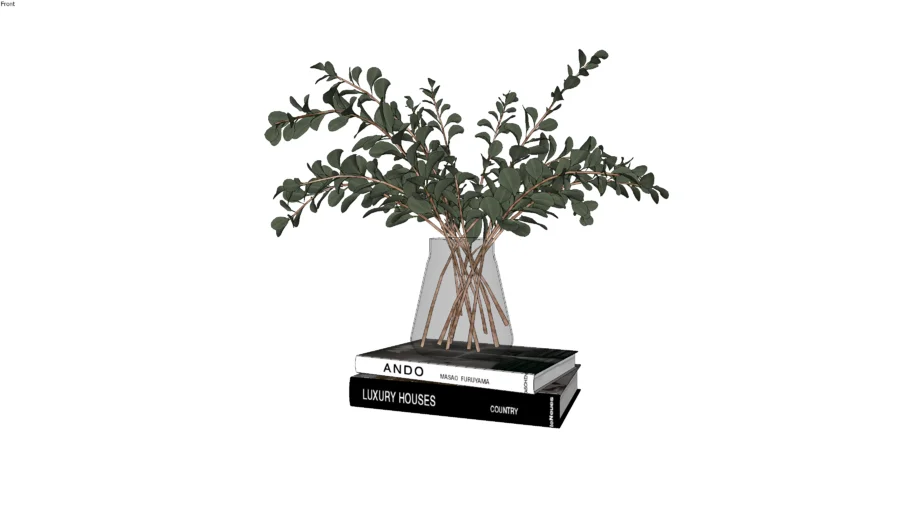 DECORAÇÃO | Vaso Planta e Livros