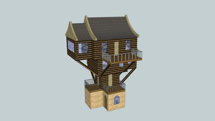 Minecraft Tower house