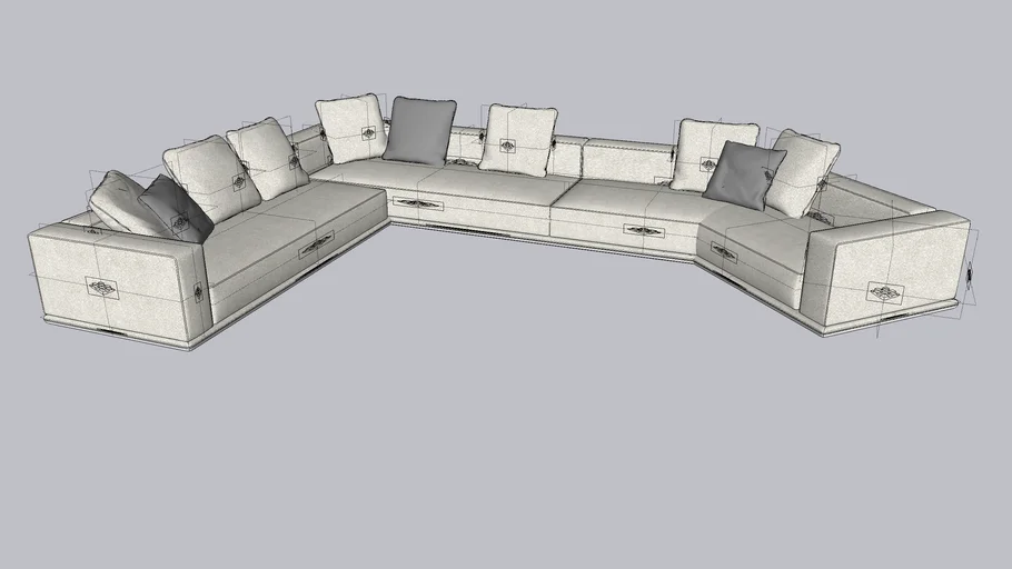 Minotti - Horizonte Bucle Vray by Sando Akena