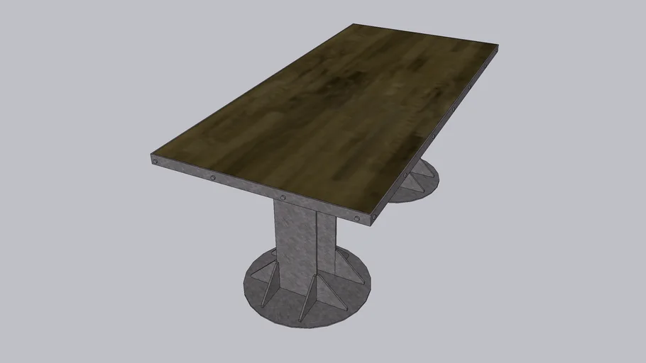 Industrial conference table