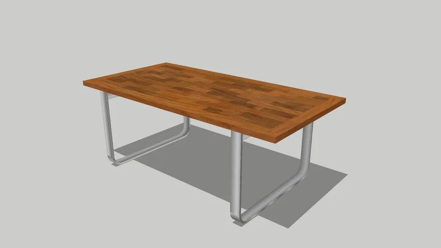 SS Leg Dining Table.skp | 3D Warehouse
