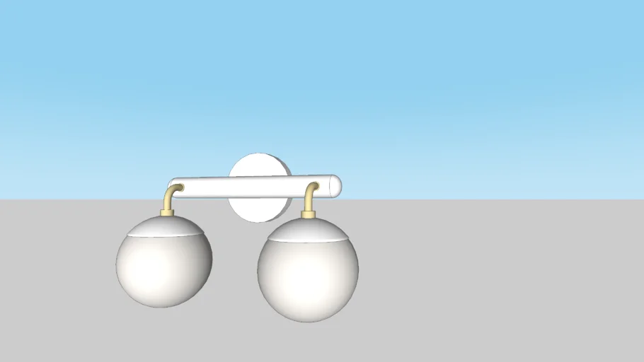 Legend Sconce 2 Globe
