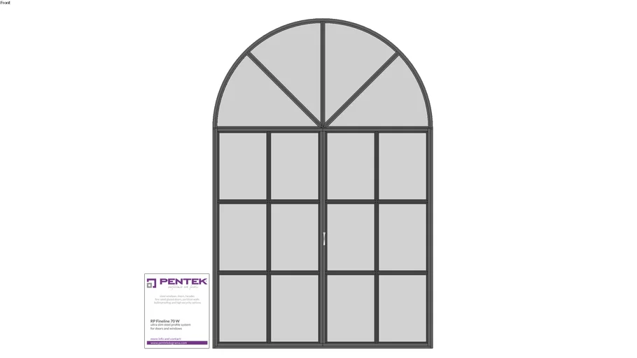 Modern Round Glass Door