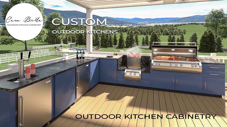 Custom Outdoor Kitchen Cabinetry
