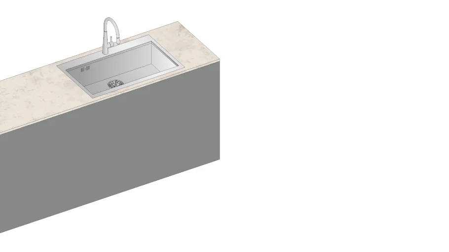 Fregadero con apertura de encimera (Cut Openning Sink)