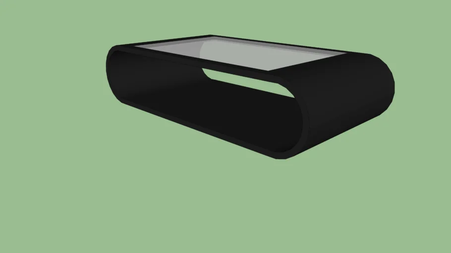 Table basse moderne vitrée