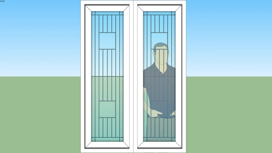 JENDELA MINIMALIS (LOW POLY) MODERN WINDOW TRALIS