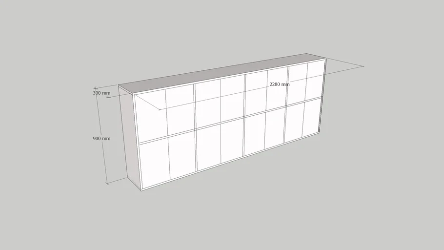 Cabinet for test room - tủ để ngang