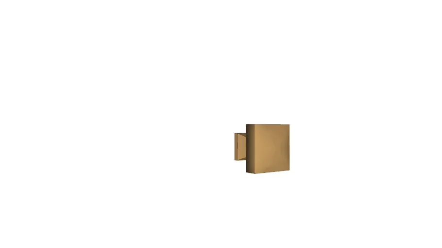 Square cabinet knob