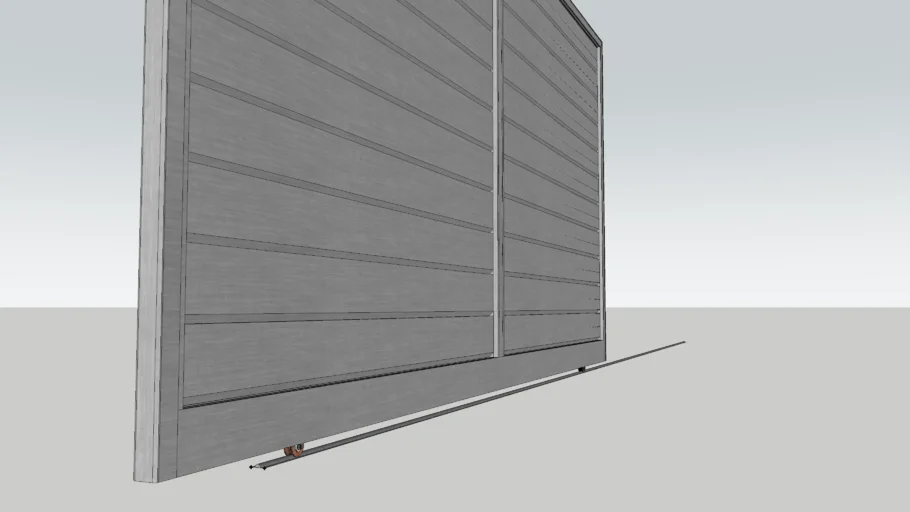  Sliding Garden Garage Door
