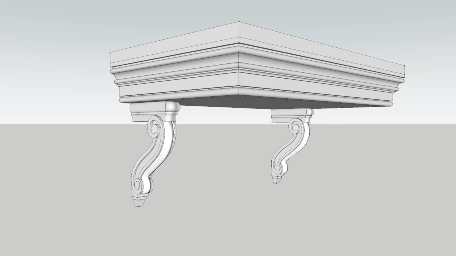Classical door canopy