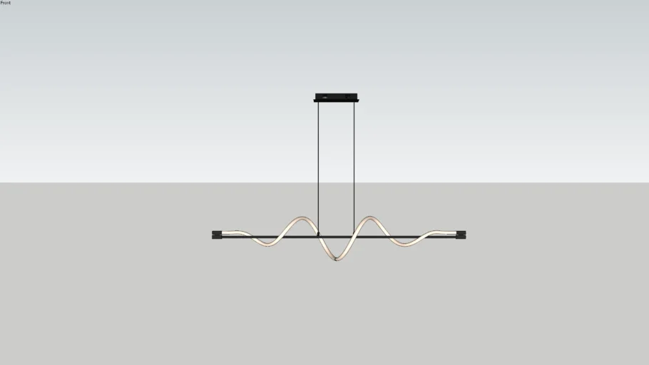 Wave Modern Led Lamp // Ceiling Light