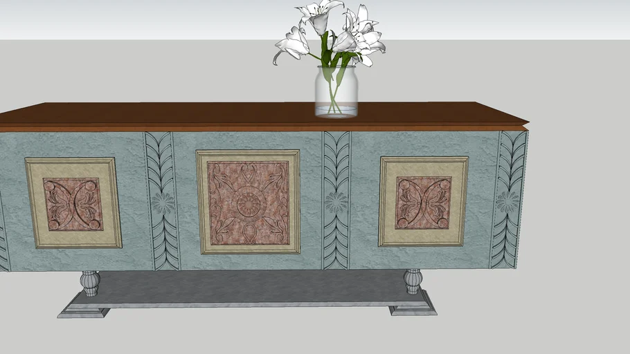classic rustic console