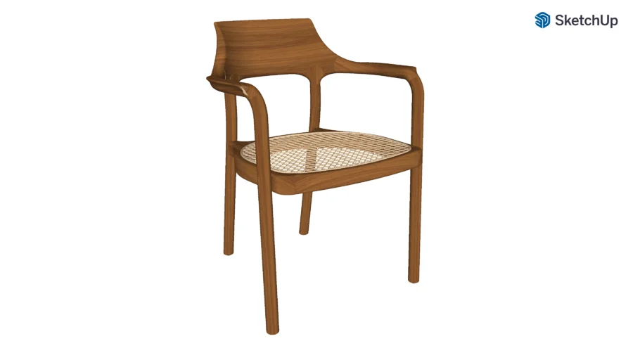 CADEIRA ASSENTO EM PALHA NATURAL 