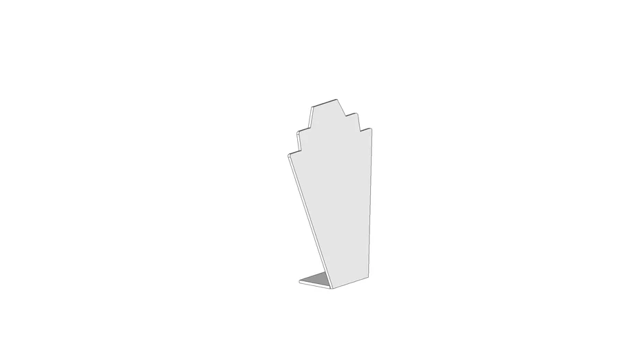 Présentoir buste pour colliers