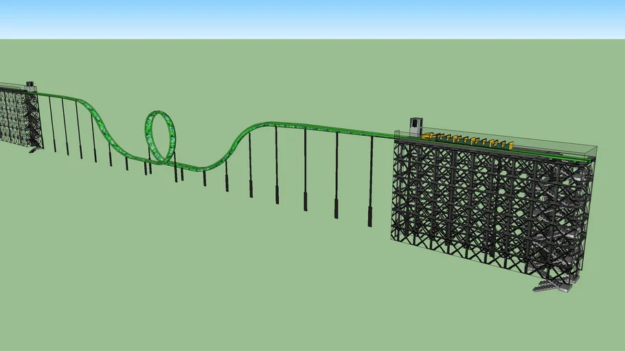 Shuttle roller coaster