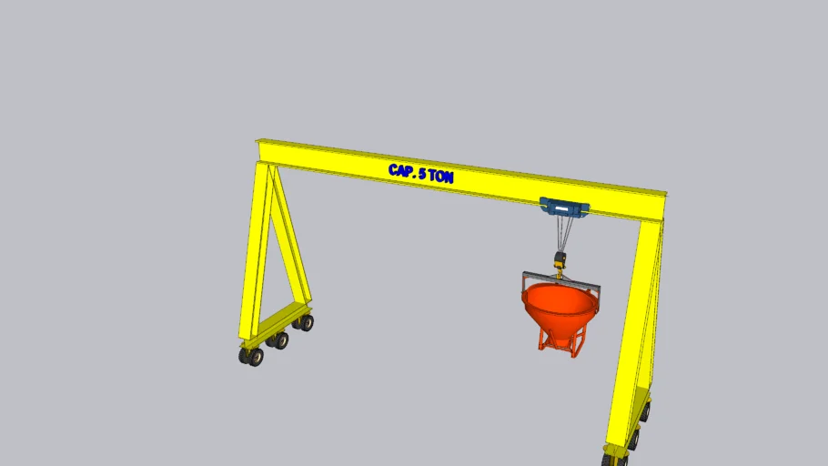 Gantry Crane Capacity 5 Ton
