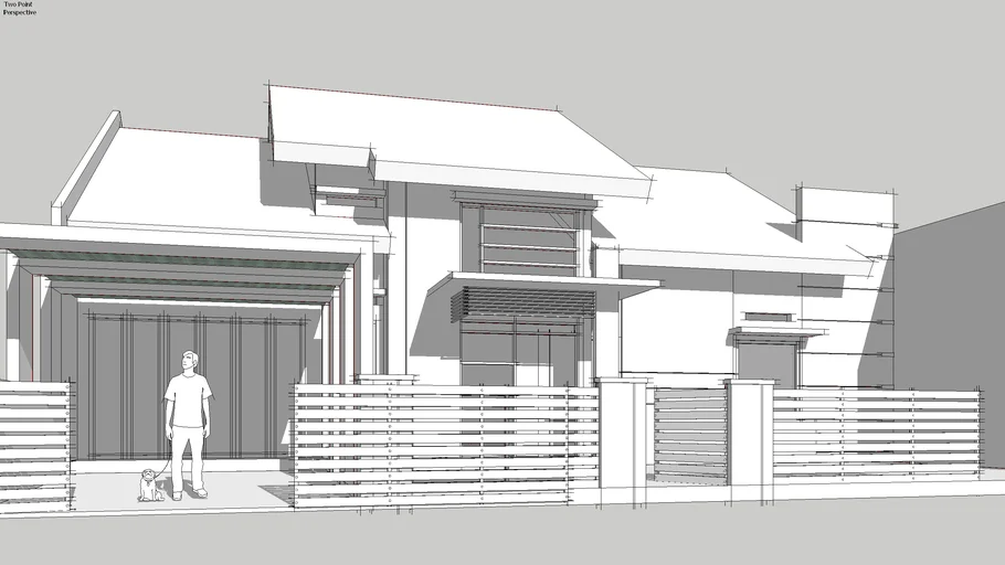Tropical house residential