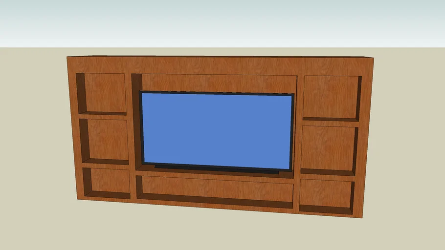 Entertainment Center with Plasma Screen