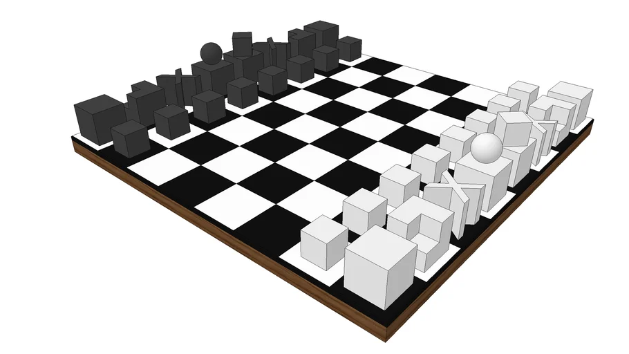 Tabuleiro Xadrez | Minimalismo