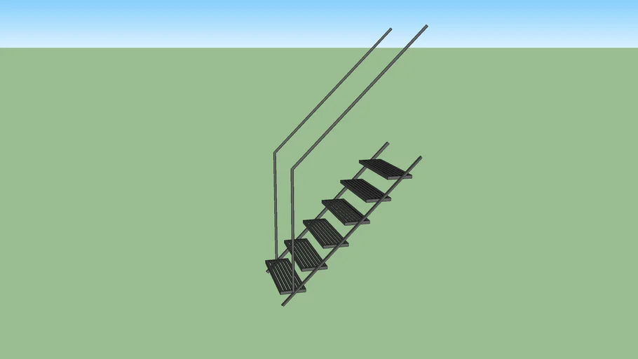 Metallic Staircase