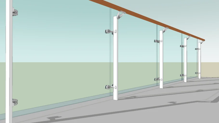 glass railing