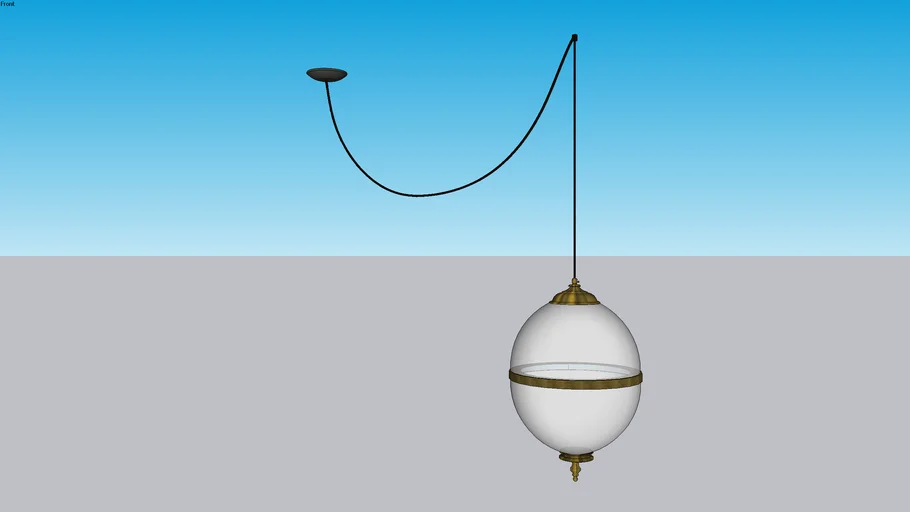 Lustre Pendente Classico Bronze Antigo Retrô Neoclassico