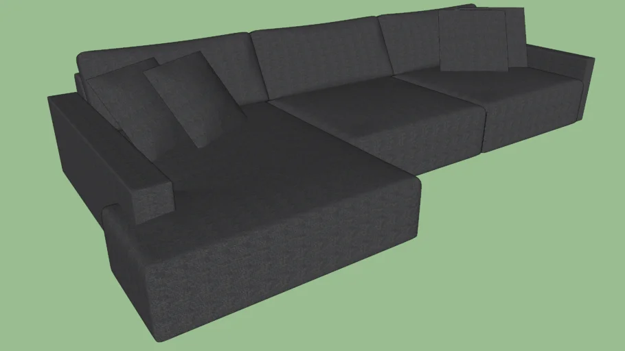 Crate & Barrel Lounge II 2-Piece Sectional Sofa