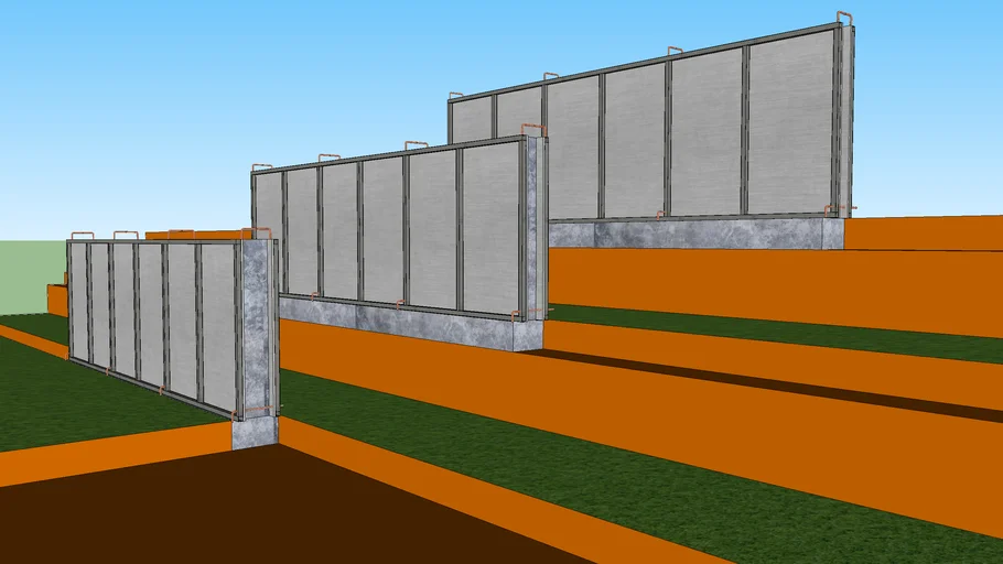 formaleta muro perimetral tapial concreto