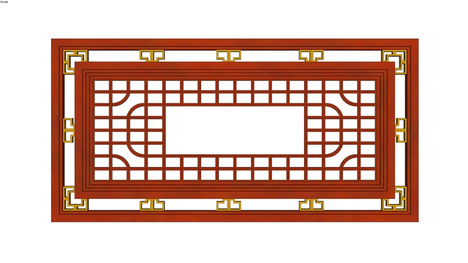 古代雕花门窗