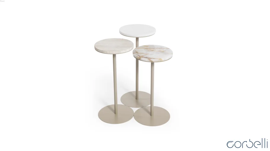Mesa Lateral Cristal - Corbelli - (Divina Haus)