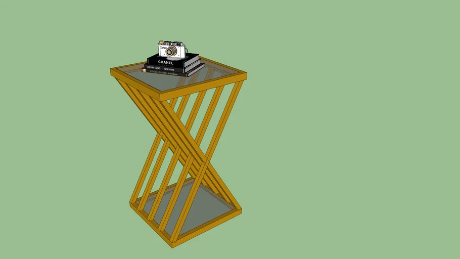 Mesa de apoio de metal