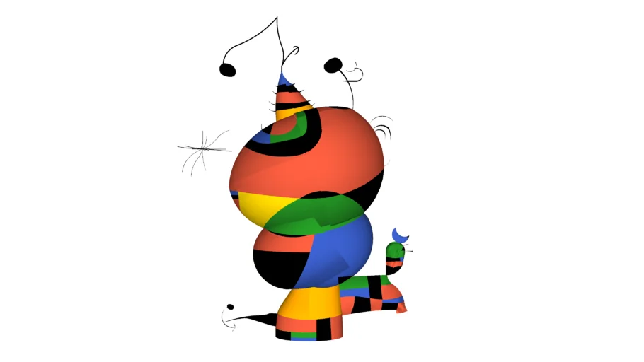 Mujer, pájaro y estrella - Joan Miró