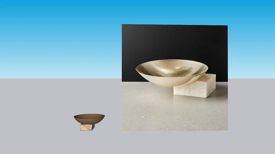 CB2 - AKRI LOW SERVING BOWL