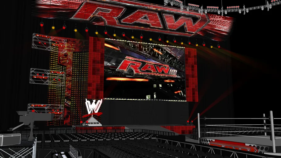 WWE Monday Night RAW 2009-2010 HD Stage