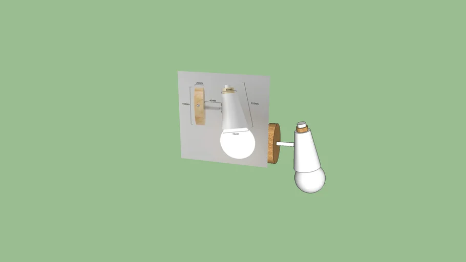 APLIQUE DE PARED UN FOCO