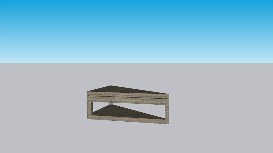 TRIANGULAR COFFEE TABLE