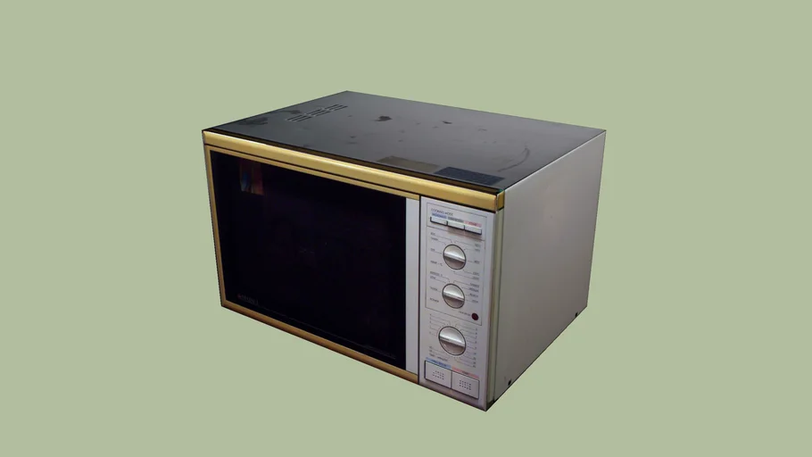 My old microwave 1990 - April 14th 2010 | 3D Warehouse