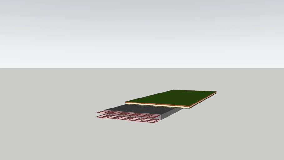 atap plat beton
