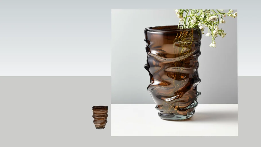 CB2 - JACQUELINE BROWN HANDBLOWN GLASS VASE