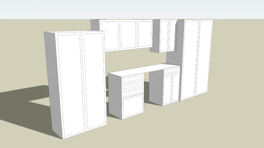 ClosetMaid Raised Panel Laundry Cabinets