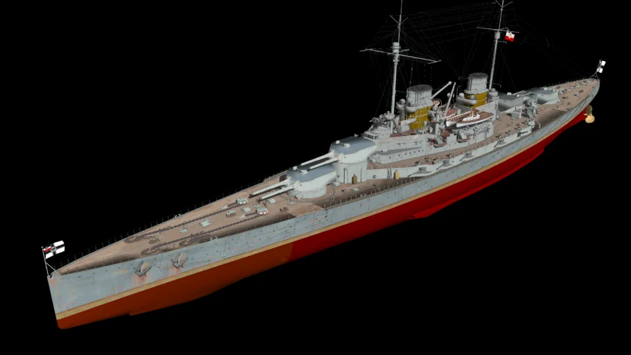 IMPERIAL+GERMAN+NAVY+WW1+1919+GERMAN+KAISERLICHE+MARINE+BATTLECRUISER+LUTZOW