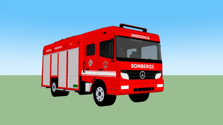 mercedes atego- bombeiros de são paulo