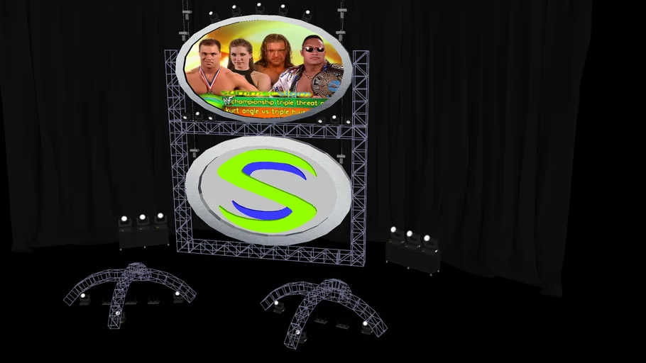WWF SummerSlam 2000 (High Detail Stage Model)