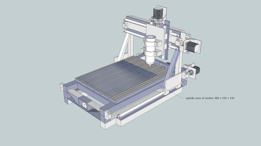 Moving Gantry CNC machine - draft 5