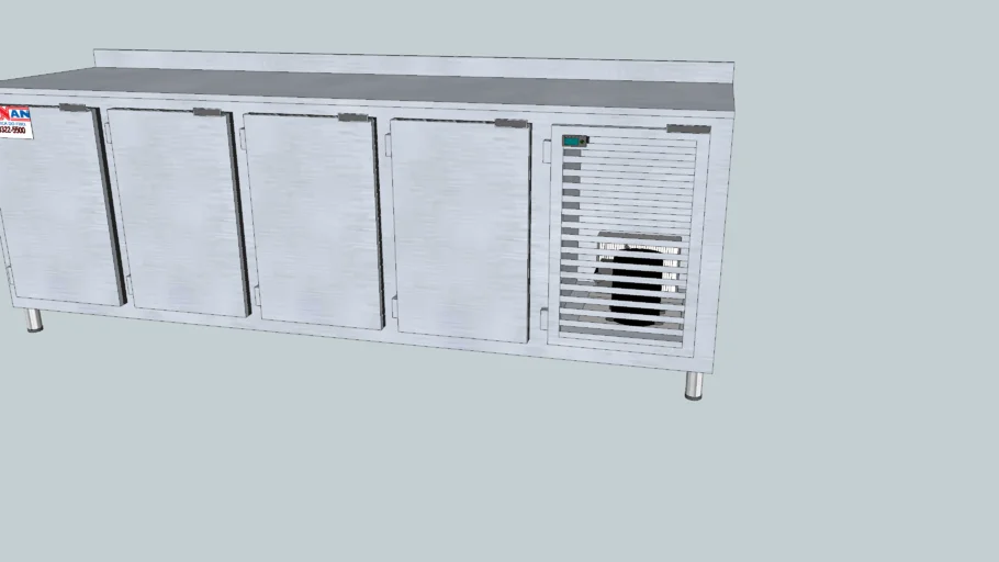 balcão refrigerado
