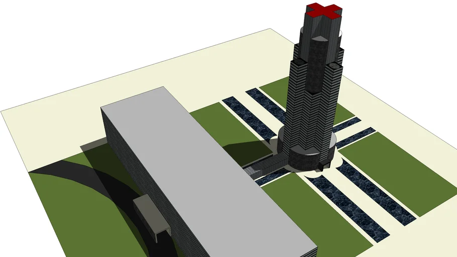 Santa Rina Hospital and Medical Research Tower | 3D Warehouse