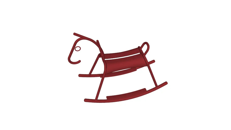 Iron rocking horse-铁艺木马