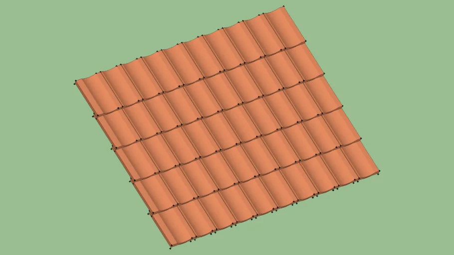 Dynamic Parametric Tiled Roof (simplified)